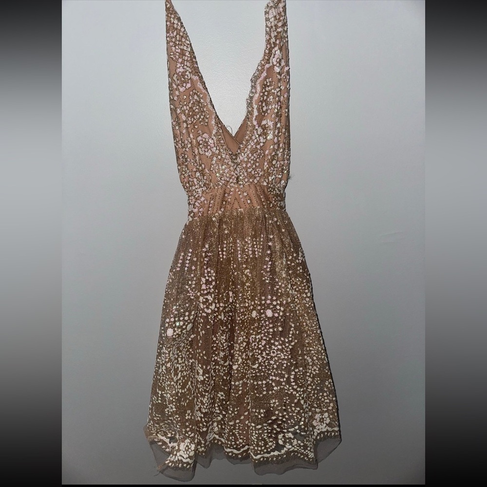 Showpo Glitter Mini Dress